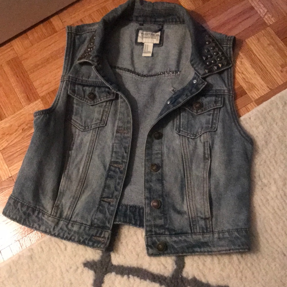 Forever 21 jean vest